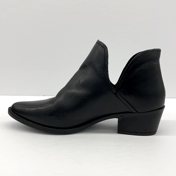 Steven Madden Joella Black Leather Bootie - Picture 8 of 13